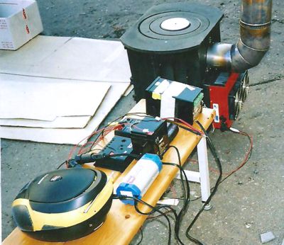 Энергопечь дровяная печь с термоэлектрическим генератором