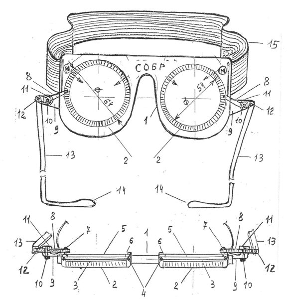 Защитные очки быстрого реагирования c круговым поляроидом